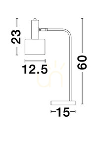 Stolní lampa FRESNILLO Luces Exclusivas LE42971 3 Stolní lampa FRESNILLO Luces Exclusivas LE42971 small 3