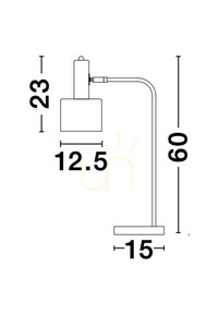 Stolní lampa FRESNILLO Luces Exclusivas LE42972 3 Stolní lampa FRESNILLO Luces Exclusivas LE42972 small 3