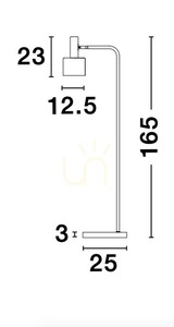 FRESNILLO Luces Exclusivas Stojací lampa LE42973 small 3
