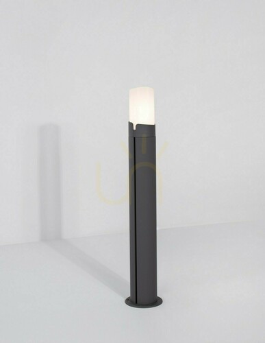 Kontrola Zahradní sloupek Luces Exclusivas CONTRAMAESTRE LE71578, tmavě šedý, E27