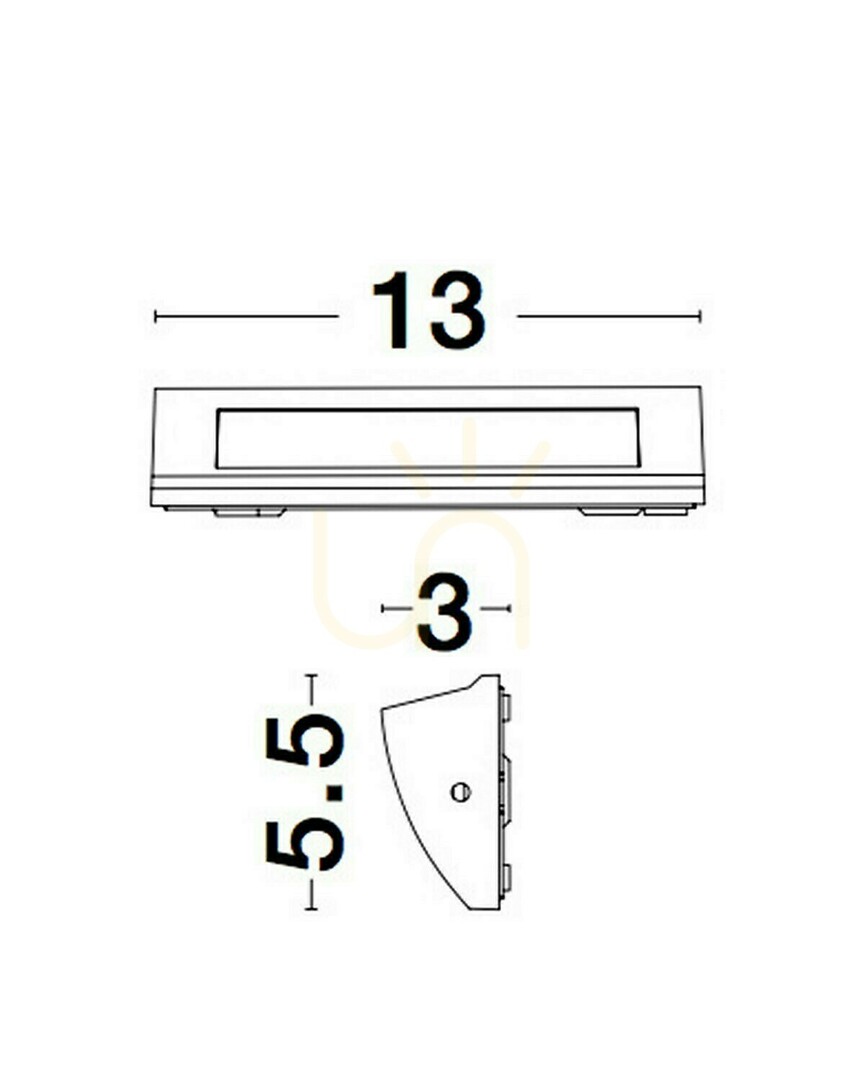 Náhled Venkovní nástěnné svítidlo AGUA Luces Exclusivas LE71615 Venkovní nástěnné svítidlo AGUA Luces Exclusivas LE71615