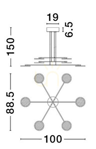 Závěsné svítidlo ABOT Luces Exclusivas LE43211 3 Závěsné svítidlo ABOT Luces Exclusivas LE43211 small 3