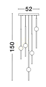 Závěsné svítidlo AGIL Luces Exclusivas LE43221 1 Závěsné svítidlo AGIL Luces Exclusivas LE43221 small 1