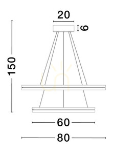 Závěsné svítidlo BANE Luces Exclusivas LE43226 small 1