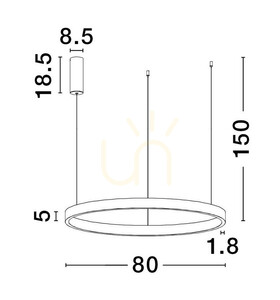 Závěsné svítidlo BARI od Luces Exclusivas LE43250 small 2