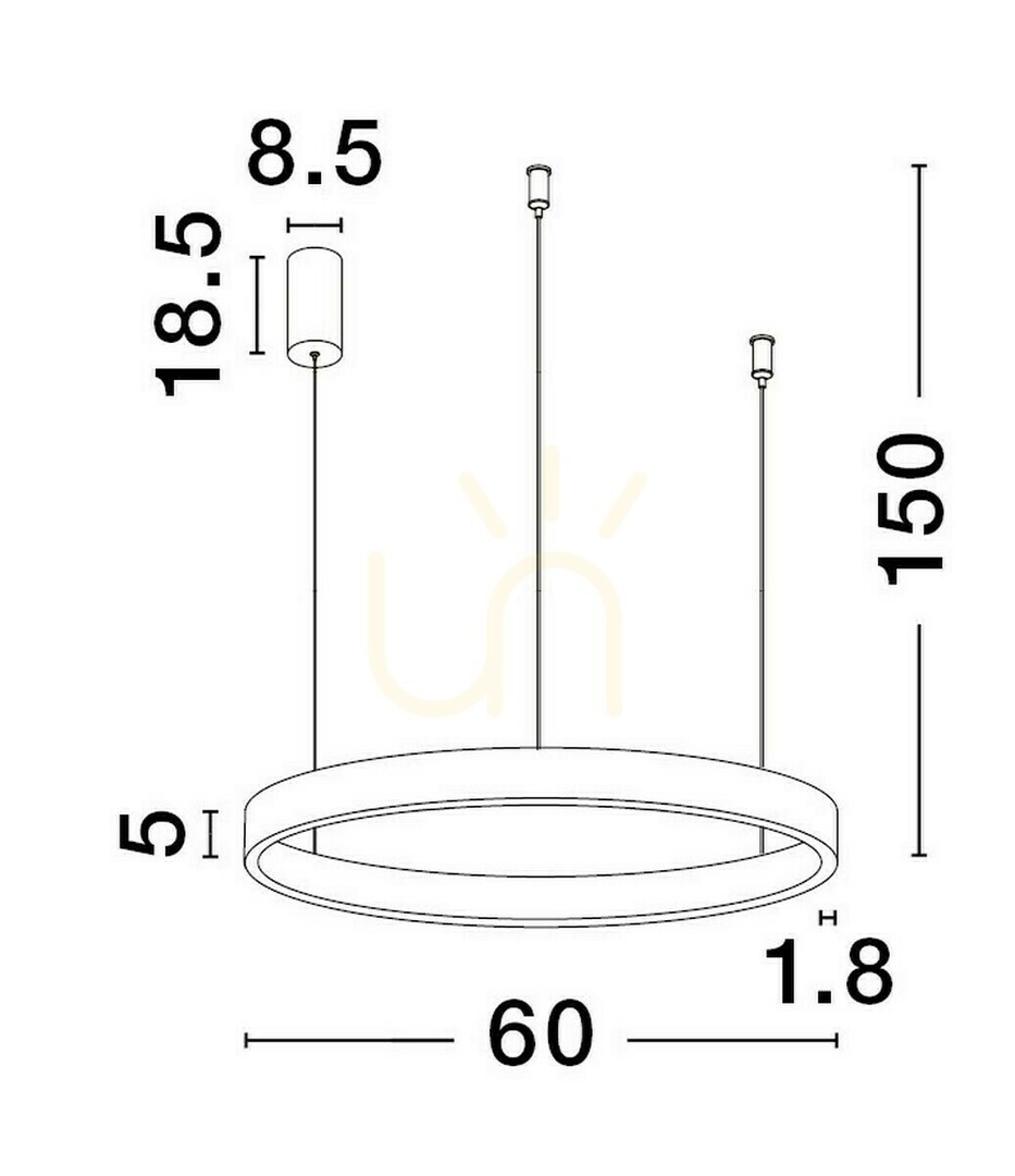 Kontrola Závěsné svítidlo BARI od Luces Exclusivas LE43252 Závěsné svítidlo BARI od Luces Exclusivas LE43252