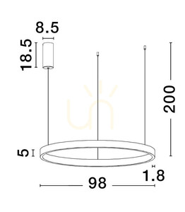 Závěsné svítidlo BARI od Luces Exclusivas LE43254 2 Závěsné svítidlo BARI od Luces Exclusivas LE43254 small 2