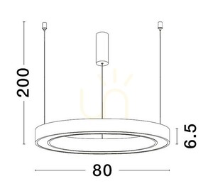 Závěsné svítidlo BARI od Luces Exclusivas LE43275 small 1