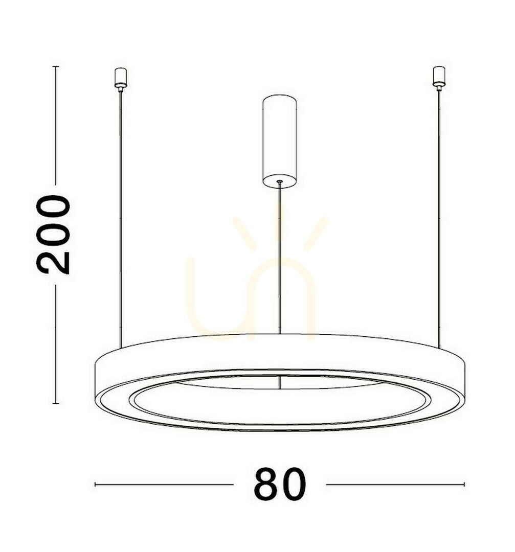 Pohled Závěsné svítidlo MILPA Luces Exclusivas LE43281 Závěsné svítidlo MILPA Luces Exclusivas LE43281