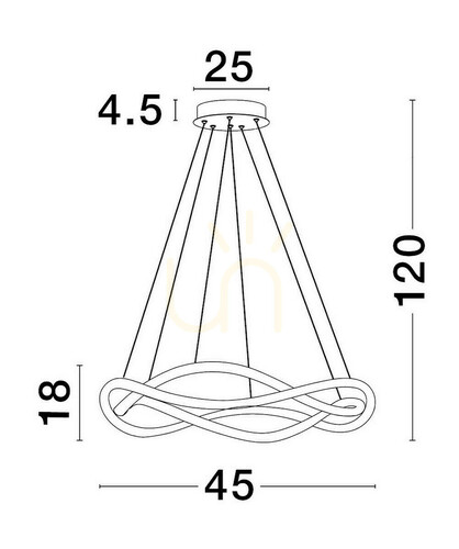 Kontrola CHAPA Luces Exclusivas Plafond LE43292
