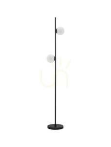 Stojací lampa Luces Exclusivas ABALA LE43312 LED 16 W 1860 lm 3000 K černá 2 stínidla 169,5 cm small 0