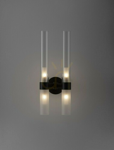Kontrola Černé nástěnné svítidlo Luces Exclusivas ACUNA LE43349 4×G9