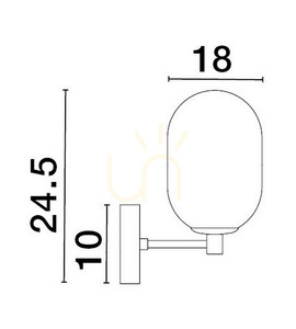 Nástěnné svítidlo BADESI Luces Exclusivas LE43352 1 Nástěnné svítidlo BADESI Luces Exclusivas LE43352 small 1