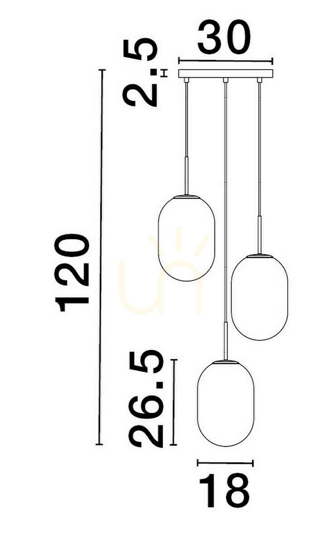 Náhled ACUYO Luces Exclusivas Závěsné svítidlo LE43358 ACUYO Luces Exclusivas Závěsné svítidlo LE43358