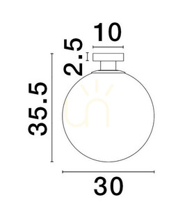 Plafón ADELA Luces Exclusivas LE43359 2 Plafón ADELA Luces Exclusivas LE43359 small 2