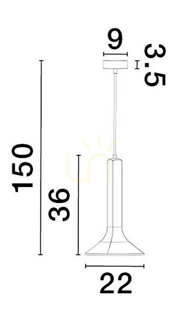 Náhled Závěsné svítidlo BADOW od Luces Exclusivas LE43377 Závěsné svítidlo BADOW od Luces Exclusivas LE43377