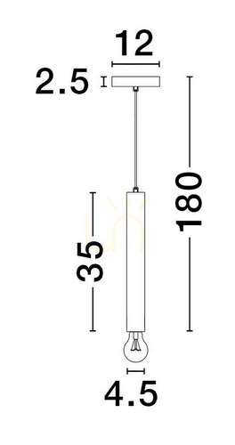 Kontrola BAJAN Luces Exclusivas Závěsné svítidlo LE43381