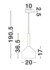 Závěsné svítidlo BAJOS Luces Exclusivas LE43391 small 2