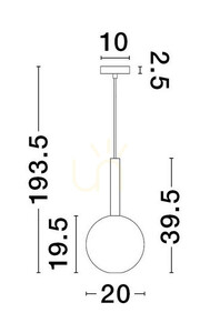 Závěsné svítidlo BAJOS Luces Exclusivas LE43392 2 Závěsné svítidlo BAJOS Luces Exclusivas LE43392 small 2