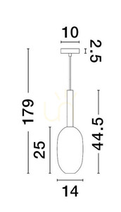 Závěsné svítidlo BAJOS Luces Exclusivas LE43393 small 2