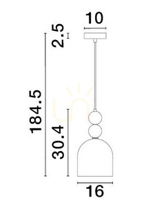 Závěsné svítidlo BALAM od Luces Exclusivas LE43396 small 1