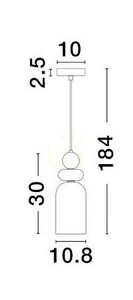 Závěsné svítidlo BALAM od Luces Exclusivas LE43398 small 1