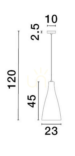 Kontrola BALSA Luces Exclusivas Závěsné svítidlo LE43417