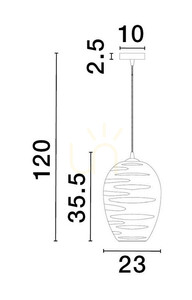 Závěsné svítidlo BAMBU od Luces Exclusivas LE43419 1 Závěsné svítidlo BAMBU od Luces Exclusivas LE43419 small 1