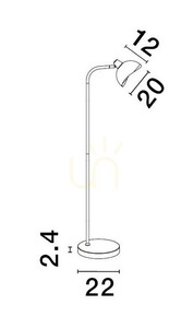 Stojací lampa BANAC Luces Exclusivas LE43427 small 1