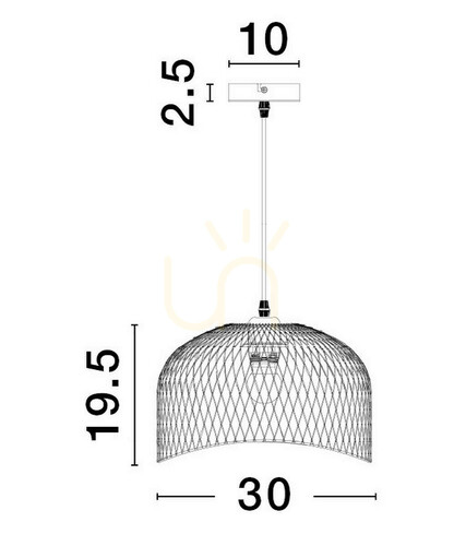 Kontrola Závěsné svítidlo BAQUE Luces Exclusivas LE43431