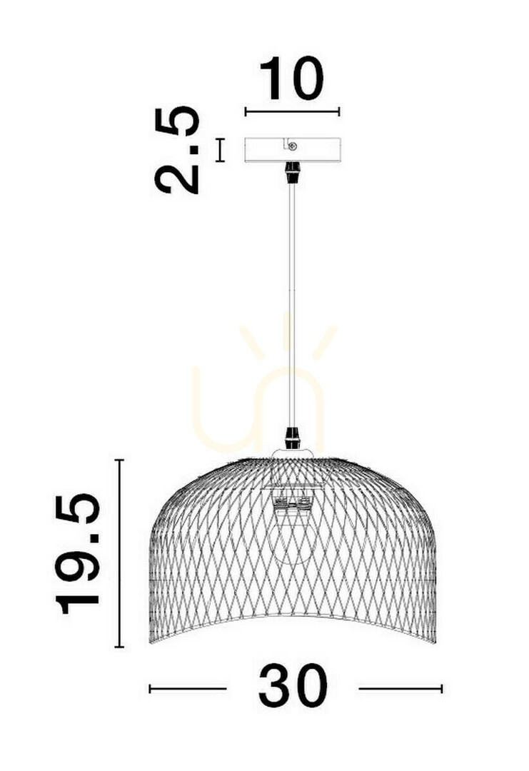 Náhled Závěsné svítidlo BAQUE Luces Exclusivas LE43432 Závěsné svítidlo BAQUE Luces Exclusivas LE43432