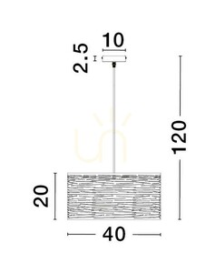 Závěsné svítidlo BARRA Luces Exclusivas LE43436 1 Závěsné svítidlo BARRA Luces Exclusivas LE43436 small 1