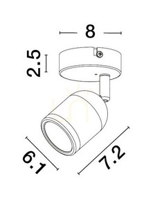 ACALAN Luces Exclusivas nástěnné svítidlo LE43447 small 1