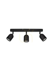 Nástěnné svítidlo Luces Exclusivas ACALAN LE43451, matně černé, 3×GU10, 48 cm small 3
