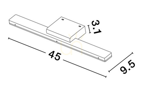 Kontrola Nástěnné svítidlo ACANOA od Luces Exclusivas LE43456
