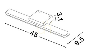 Nástěnné svítidlo ACANOA od Luces Exclusivas LE43456 1 Nástěnné svítidlo ACANOA od Luces Exclusivas LE43456 small 1