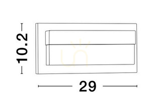 Venkovní nástěnná lampa BACUSA Luces Exclusivas LE73529 small 1