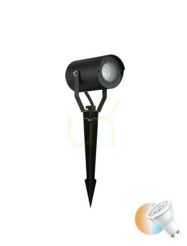 Kontrola Černý zapichovací zahradní reflektor Luces Exclusivas ACUAPA LE73532 GU10 10 W IP54
