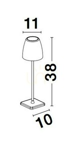 Venkovní stojací lampa AGUITA od Luces Exclusivas LE73547 small 3