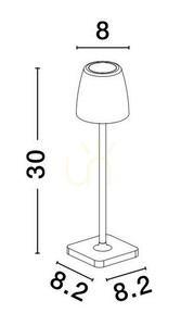 Venkovní stojací lampa AGUITA od Luces Exclusivas LE73548 1 Venkovní stojací lampa AGUITA od Luces Exclusivas LE73548 small 1