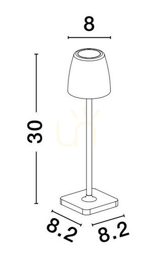 Kontrola Venkovní stojací lampa AGUITA od Luces Exclusivas LE73549