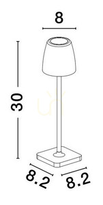 Venkovní stojací lampa AGUITA od Luces Exclusivas LE73550 1 Venkovní stojací lampa AGUITA od Luces Exclusivas LE73550 small 1