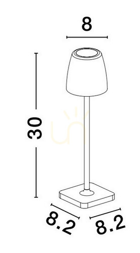 Kontrola Venkovní stojací lampa AGUITA od Luces Exclusivas LE73551