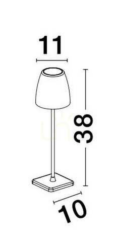 Kontrola Venkovní stojací lampa AGUITA od Luces Exclusivas LE73553