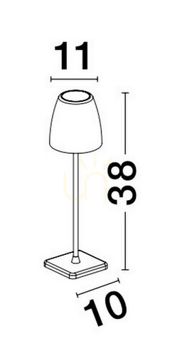 Kontrola Venkovní stojací lampa AGUITA od Luces Exclusivas LE73554