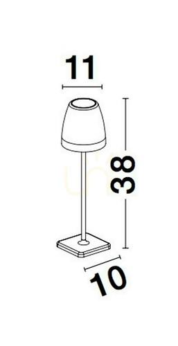 Kontrola Venkovní stojací lampa AGUITA od Luces Exclusivas LE73560