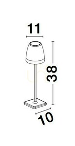 Venkovní stojací lampa AGUITA od Luces Exclusivas LE73560 1 Venkovní stojací lampa AGUITA od Luces Exclusivas LE73560 small 1