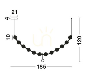 Závěsné svítidlo CANA Luces Exclusivas LE43470 small 2