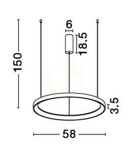 Závěsné svítidlo ROTA Luces Exclusivas LE43517 4 Závěsné svítidlo ROTA Luces Exclusivas LE43517 small 4
