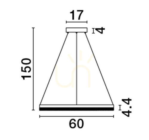 Kontrola Závěsné svítidlo ACACIO od Luces Exclusivas LE43556